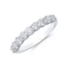 18ct White Gold 1.17ct Diamond Nine Stone Eternity Ring 