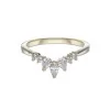 18ct Yellow Gold Mix Cut 0.37ct Diamond Ring