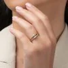 18ct Yellow Gold Round Brilliant 0.09ct Diamond Eternity Ring