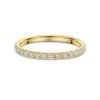 18ct Yellow Gold 0.25ct Round Brilliant Claw Set Diamond Eternity Ring