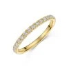 18ct Yellow Gold 0.25ct Round Brilliant Claw Set Diamond Eternity Ring