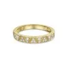 18ct Yellow Gold Round Brilliant 0.20ct Fancy Diamond Eternity Ring