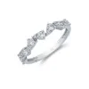 18ct White Gold Brilliant Cut 0.55ct Diamond Pear Shaped Eternity Ring