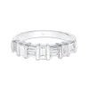 18ct White Gold 0.86ct Baguette Diamond Eternity Ring