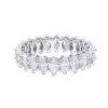 18ct White Gold 3.05ct Diamond Marquise Eternity Ring
