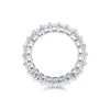18ct White Gold 3.05ct Diamond Marquise Eternity Ring