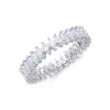 18ct White Gold 1.55ct Diamond Marquise Eternity Ring