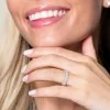 9ct White Gold 1.00ct Diamond Marquise Eternity Ring
