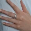 Platinum Brilliant Cut 7 Stone 1.00ct Diamond Eternity Ring