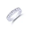 Platinum Brilliant Cut 7 Stone 1.00ct Diamond Eternity Ring