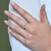 Platinum Brilliant Cut 1.00ct Diamond Eternity Ring