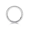 Platinum Round Brilliant Claw Set Full Hoop 1.00ct Diamond Eternity Ring