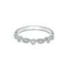 Platinum 0.23ct Fancy Band Diamond Eternity Ring