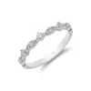 Platinum 0.23ct Fancy Band Diamond Eternity Ring
