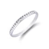 9ct White Gold Brilliant Cut 0.17ct Diamond Eternity Ring