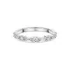 9ct White Gold Baguette and Brilliant Cut 0.50ct Diamond Eternity Ring