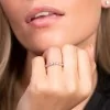 9ct White Gold Baguette and Brilliant Cut 0.50ct Diamond Eternity Ring