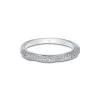 9ct White Gold Brilliant Cut 0.28ct Diamond Twisted Eternity Ring