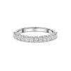 9ct White Gold Princess Cut 0.50ct Diamond Eternity Ring 