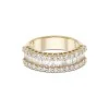 18ct Yellow Gold Brilliant and Baguette Cut 1.10ct Diamond Fancy Band 2
