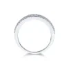18ct White Gold Baguette and Brilliant Cut 0.77ct Diamond Fancy Band