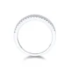 18ct White Gold Brilliant and Princess Cut 0.90ct Diamond Fancy Band