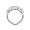 18ct White Gold 2.27ct Baguette and Round Brilliant Diamond Fancy Band
