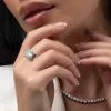 18ct White Gold 2.27ct Baguette and Round Brilliant Diamond Fancy Band