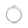 9ct White Gold 0.09ct Diamond Fancy Band