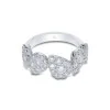 Platinum Brilliant Cut 2.00ct Diamond Fancy Band
