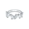 Platinum Pear Cut 2.60ct Diamond Fancy Band