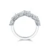 Platinum Pear Cut 2.60ct Diamond Fancy Band