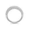 Platinum 1.00ct Princess and Round Brilliant Cut Diamond Band