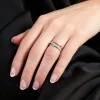 9ct White Gold Brilliant Cut 0.25ct Diamond Cross Over Fancy Band