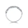 1857 9ct White Gold Brilliant Cut 0.45ct Diamond Fancy Band