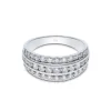1857 9ct White Gold Brilliant Cut 1.00ct Diamond Fancy Band
