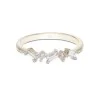 9ct Yellow Gold Baguette 0.20ct Diamond Fancy Band Ring