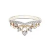 9ct Yellow Gold 0.19ct Princess Wishbone Diamond Ring