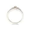 9ct Yellow Gold 0.19ct Princess Wishbone Diamond Ring