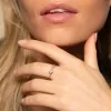 9ct Yellow Gold 0.02ct Infinity Fancy Diamond Ring
