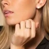 9ct Yellow Gold 0.02ct Infinity Fancy Diamond Ring