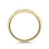 9ct Yellow Gold 0.04ct Round Brilliant Diamond Fancy Band