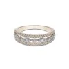 9ct Yellow Gold Brilliant Cut 0.33ct Diamond Fancy Band