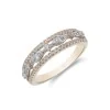9ct Yellow Gold Brilliant Cut 0.33ct Diamond Fancy Band