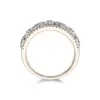 9ct Yellow Gold Brilliant Cut 0.33ct Diamond Fancy Band