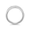 Platinum Mixed Cut 0.50ct Diamond Set Crossover Fancy Band