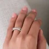 Platinum Mixed Cut 0.50ct Diamond Set Crossover Fancy Band
