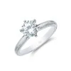 Platinum Brilliant Cut 1.00ct Diamond Solitaire Ring