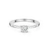 Platinum Tulip Set Round Brilliant 0.50ct Diamond Solitaire Ring
