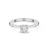 Platinum Tulip Set Round Brilliant 0.75ct Diamond Solitaire Ring